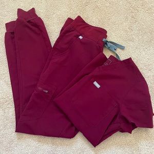 FIGS The Burgundy High Waisted Zamora™ Kit XS Regular